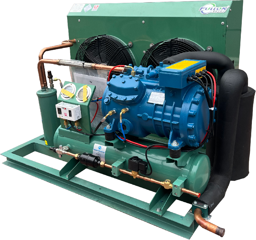 富士豪半封閉活塞敞開(kāi)式風(fēng)冷一體機(jī)組